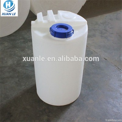 Hot sell LLDPE pe round plastic 200litre dosing mixing storage chemical tanks