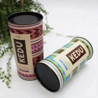 Rolling cardboard paper tube with custom printed for cookies